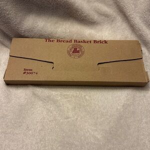 Brand New Longaberger Pottery Bread Basket Brick